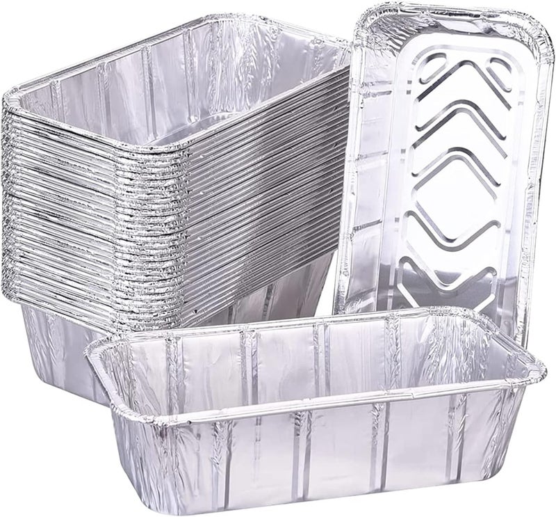DONSIQIZZ 30-Pack Grease Tray Liner Grease Cup Liners for Members Mark 4-Burner and Pro-Series 5-Burner Outdoor Flat Top Gas Griddle l Drip Pans Disposable Aluminum Foil - Image 1